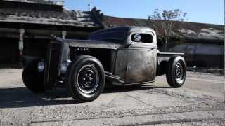 1936 Chevy Bare Metal Chopped Pickup Truck [upl. by Elston287]