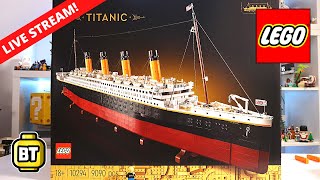 LEGO Titanic Build  set sail Live [upl. by Durst925]