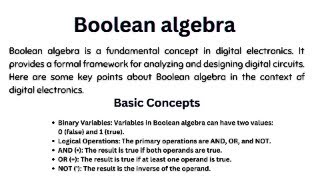 Boolean algebra [upl. by Assiralc]