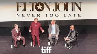 TIFF 2024  quotElton John Never Too Latequot  QampA and Intro Highlights [upl. by Ihtac]