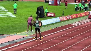 Christian Taylor Triple Jump Oslo Diamond League Bislett Games 2024 [upl. by Esorlatsyrc21]