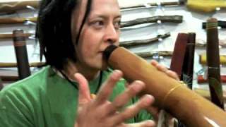 How to play didgeridoo  Sanshi teaches us a rhythm from Chikyu [upl. by Baal]