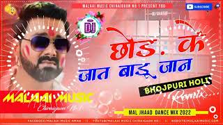 Malai Music Chhod Ke Jat Badu Jaan Pawan Singh Top Holi Song 2022 Dj Malai Music chiraigoan Dj [upl. by Sefton]