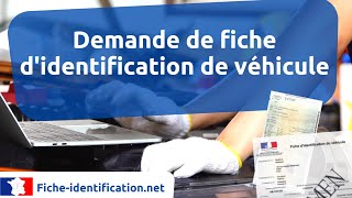 Fiche didentification de véhicule pour contrôle technique  carte grise [upl. by Swarts]