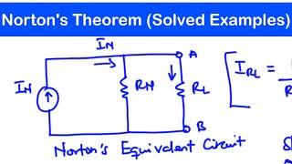 20a  Nortons Theorem with Solved Examples knust [upl. by Rodmur302]