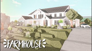 Cheap Hillside Farmhouse Bloxburg SLOW WITH VOICE [upl. by Chrisy18]