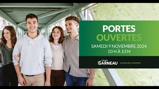 Je suis une Garneau  Portes ouvertes 9 novembre 2024 Cégep Garneau [upl. by Aratahs]