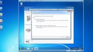 Install a Printer using Windows 7 [upl. by Aiym]