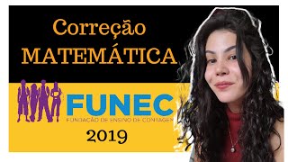 FUNEC 2019 ResoluçãoCorreção Matemática [upl. by Edny]