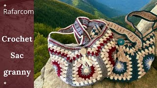 Droitiers Tuto Crochet Sac Granny 🔥le style de sac qui résiste au temps🔥indémodable crochet sac [upl. by Dranal47]