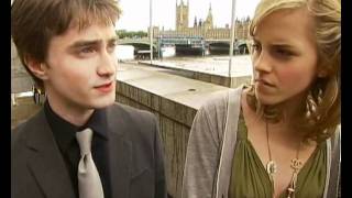 Daniel Radcliffe interview on filming the fourth Harry Potter [upl. by Onitnerolf450]