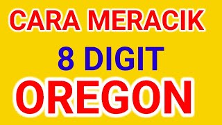 8 DIGIT CARA MERUMUS 8 DIGIT OREGON [upl. by Eyllib484]