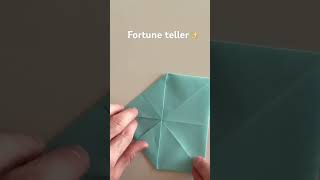 Origami Fortune Teller Magic 🔮  easy paper Fortune teller [upl. by Naujuj]