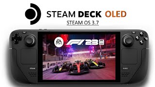 F1 23 Steam Deck OLED Performance  Steam OS 37 Formula 1 23 Gameplay Settings [upl. by Chic516]