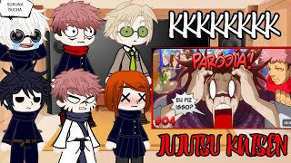 Jujutsu Kaisen react MEMÓRIAS CRINGE DO CARNAVAL O CARNAVAL DAS MALDIÇÕES 4😂❤️ •VoiceMakers• [upl. by Katsuyama655]