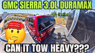 Can The GMC Sierra 1500 30L Duramax LM2 Tow Heavy Let’s See [upl. by Barbara-Anne]