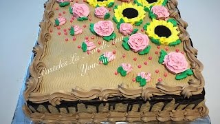 Decoración sencilla de Torta  pastel 🎂 [upl. by Leinaj]