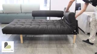 ROLLO Wood Schlafsofa  Dauerschläfer von Innovation  kleines Sofa  mysofabedde [upl. by Eislel]