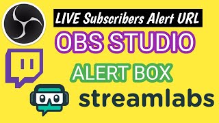 HOW TO SET UP ALERTS IN OBS STUDIO StreamElements Alerts Tutorial  how to add alert box in obs [upl. by Zeni820]