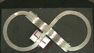 Superconducting Magnetic Levitation MagLev on a Magnetic Track [upl. by Ocram]