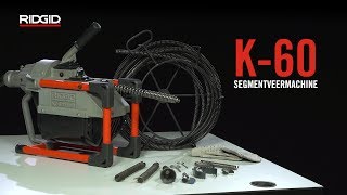 RIDGID Segmentveermachine K60 [upl. by Gusty]