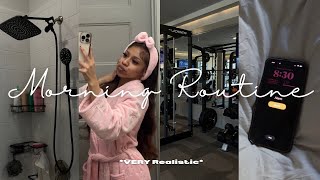 REALISTIC Morning Routine living alone at 18 cooking shower routine gym  trip prep  Yonikkaa [upl. by Aryas]