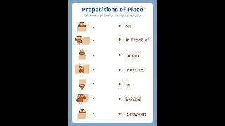 Prepositions  Use of in on etc  English Grammar  Part of speech  prepositions worksheet [upl. by Melas]