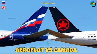 Aeroflot Vs Air Canada Comparison 2024 🇷🇺 Vs 🇨🇦 [upl. by Annyl]