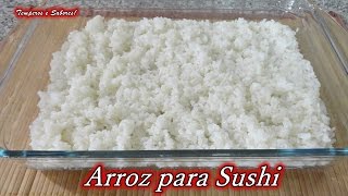 ARROZ PARA SUSHI receta muy fácil y en español [upl. by Xilef]