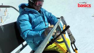 snowbike basics chairlift loading procedure [upl. by Ahsats515]