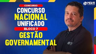 Concurso Nacional Unificado 2024 Gestão Governamental e Governança Pública [upl. by Sandor737]