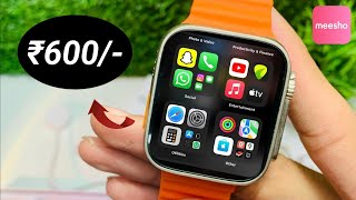 Testing ₹600 Android Smartwatch From Meesho 🔥  T800 Ultra Smart Watch Review 😮 [upl. by Jorgenson]