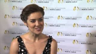 Festival 2014  Interview Megan Boone  The Blacklist [upl. by Aninaig868]