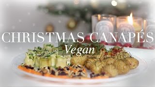 Christmas CanapésAppetisers VeganPlantbased  JessBeautician [upl. by Latsyrd]