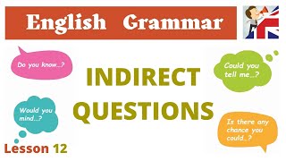 Indirect Questions – English Grammar lesson [upl. by Lion928]