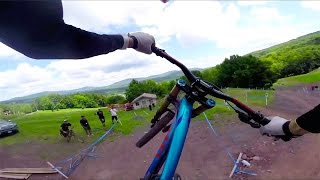 Downhill Mountain Bike POV Course Preview at Windham 2014 [upl. by Hans474]