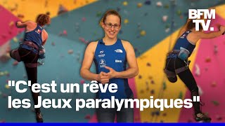 Lucie Jarrige 5 fois championne du monde de paraescalade rêve dune médaille aux Jeux de LA 2028 [upl. by Carlene]