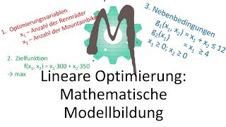 11 Lineare Optimierung Modellierung mit Beispielaufgabe [upl. by Devitt]