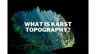 CUET PG Geography 2025Karst topographyDepositional landformsExogenetic force cuetpg2025 [upl. by Suoivart]