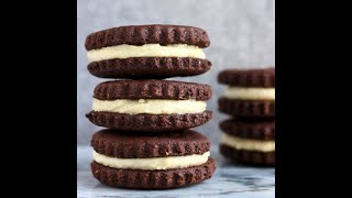 GlutenFree Vegan Homemade Oreos [upl. by Nairret432]