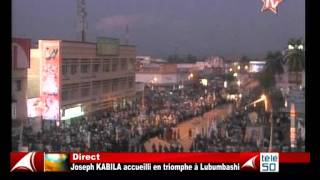 ENGOUEMENT A LUBUMBASHI RDC JOSEPH KABILA SUR PLACE POUR SA CAMPAGNE 1 [upl. by Rosita110]