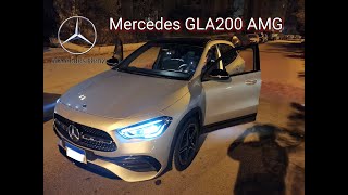 تجربة قيادة ليلية رياضية لمرسيدس Mercedes GLA200 AMG تناغم رائع بين المحرك و الفتيس على السبورت [upl. by Braeunig]