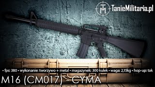 M16 CM017 FIRMY CYMA  TANIEMILITARIAPL [upl. by Lyris227]