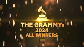 Grammys 2024  ALL WINNERS  The 66th Annual Grammy Awards 2024  February 04 2024  ChartExpress [upl. by Evanne509]