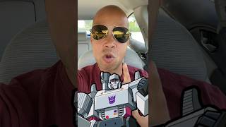 Megatron Challenge Accepted Starscream shorts youtubeshorts transformers comedy impression [upl. by Maressa]