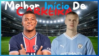 Quem teve MELHOR INÍCIO de Carreira  Mbappé ou Haaland 3 [upl. by Ring]