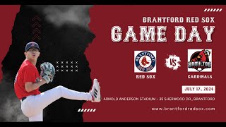 BRANTFORD REDSOX VS HAMILTON CARDINALS [upl. by Haorbed]