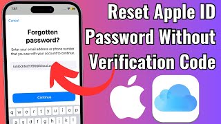 How To Reset Apple ID Password Without Verification Code  Reset Apple ID Without 2FA Number amp Code [upl. by Lily273]