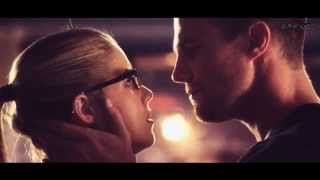 Oliver Queen and Felicity Smoak Kiss Arrow Season 3 [upl. by Chadburn738]