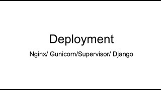 How to deployhost Python Django project using NginxGunicornSupervisor in hindi CodifywithPython [upl. by Wallache]